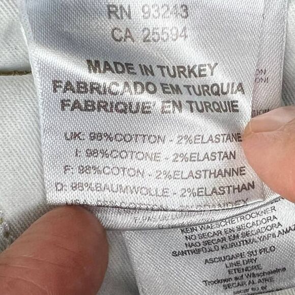 New Diesel Pokus Men US 33 Denim Jeans Slim Fit Sticker Cotton Casual MSRP $199 - Picture 10 of 12